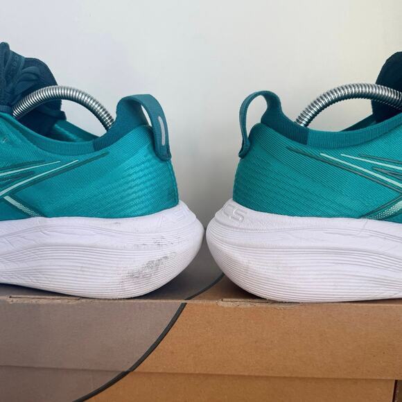 ASICS Gel Nimbus-27 Wave Teal/Saxon Green Men Sneakers- SZ 9.5 - Picture 10 of 16